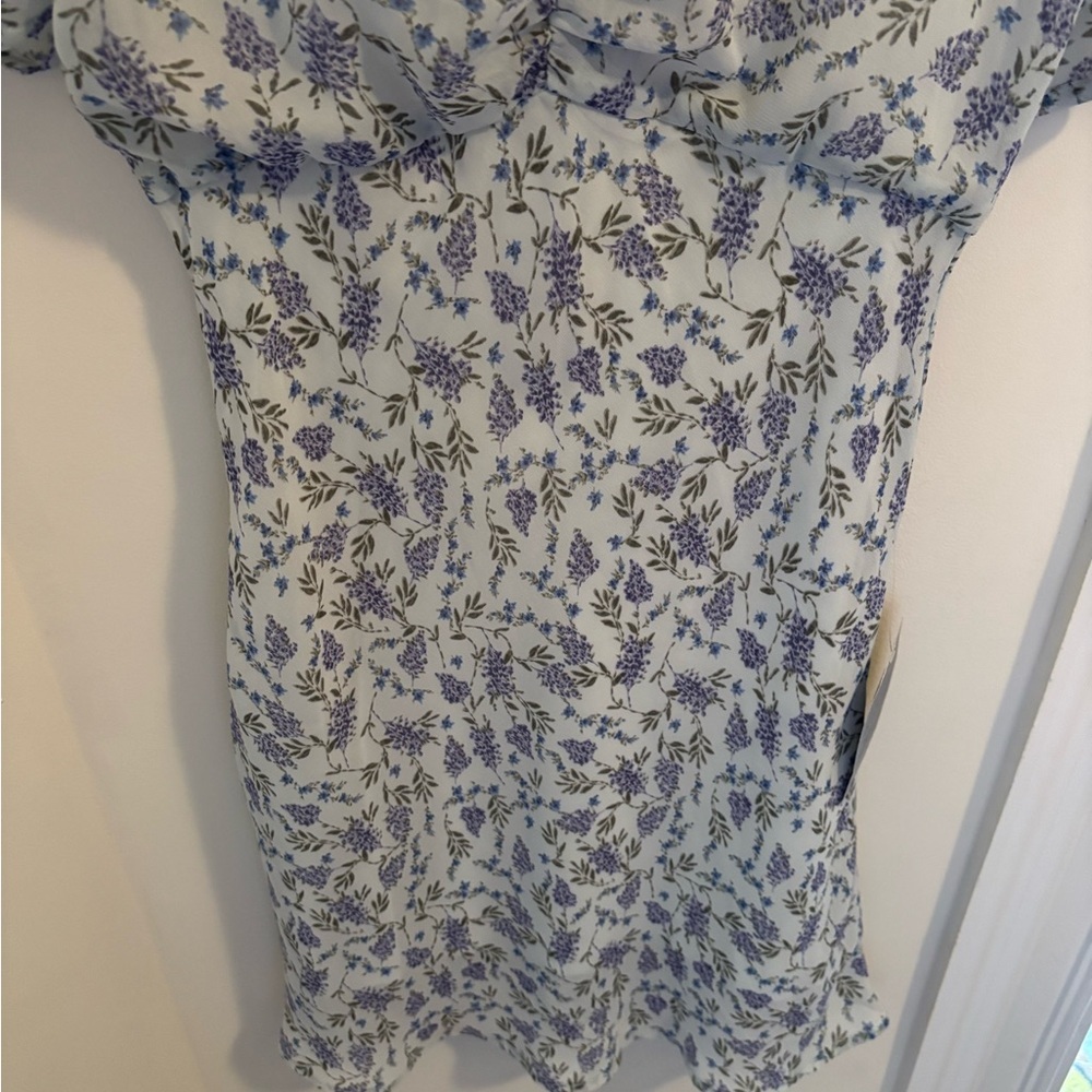 Lush Light Blue Lilac Floral Dress Size Small NWT - Picture 3 of 13